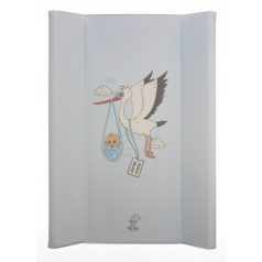 Merev pelenkázó lap 50*70 cm - Gólya kék