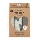 Bambusz muszlin 3db-os pelenka 68 x 68 cm - Moussy Whale Song