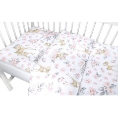 Baby Shop ágynemű huzat 100*135 cm - őzike rózsaszín 