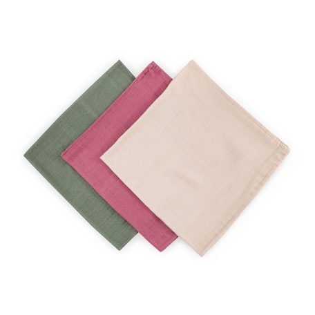 Bambusz muszlin 3db-os pelenka 68 x 68 cm - Botanic Tones