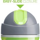 Chicco Sport Cup duplafalú, szívószálas itatókulacs 14m+ - zöld 