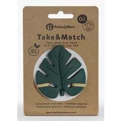 P&M Szilikon rágóka TAKE&MATCH Misty Green 0m+