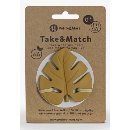 P&M Szilikon rágóka TAKE&MATCH Intense Ochre 0m+
