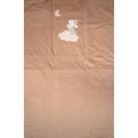 Trimex bélelt plüss takaró 70x100cm - bárány mogyoró 