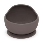 P&M Szilikon tál tapadókoronggal TAKE&MATCH  Bitter Cocoa 6m+