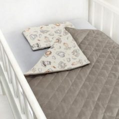 Scamp velvet ágynemű garnitúra 75x100 cm - Beige Animals