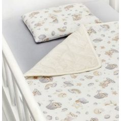   Scamp velvet ágynemű garnitúra 75x100 cm - Cloud Coala Vanilla
