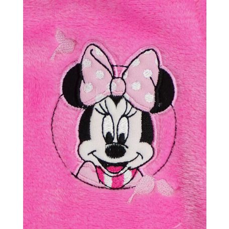 Kapucnis wellsoft baba overál Minnie egér mintával (62) - pink