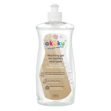 Akuku mosogatógél cumikhoz és cumisüvegekhez 500ml