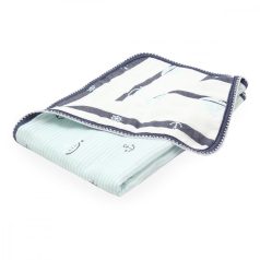Scamp hatrétegű takaró 75*100 cm - Blue Ancora
