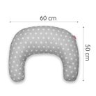 Scamp kifli alakú szoptatós párna pamut huzattal - Mouse