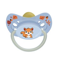    Baby Bruin Latex cseresznye játszócumi világító karikával 1-es méret 0-6hó - Mókus