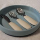 P&M Rozsdamentes acél evőeszközkészlet 12m+ (Frosted Sky)
