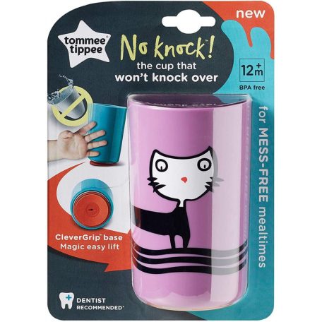 Tommee Tippee felboríthatatlan itatópohár 12hó- 300ml Lila