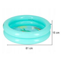 Bestway felfújható pancsoló medence 61*15 cm - zöld