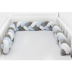 Scamp Fonott rácsvédő 210cm - Fehér/szürke/babakék