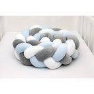 Scamp Fonott rácsvédő 210cm - Fehér/szürke/babakék