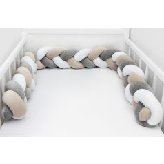 Scamp Fonott rácsvédő 210cm - Fehér/szürke/bézs