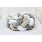 Scamp Fonott rácsvédő 210cm - Fehér/szürke/bézs