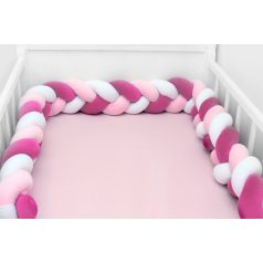 Scamp Fonott rácsvédő 210cm - Fehér/rózsaszín/pink