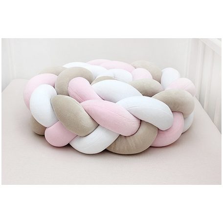 Scamp Fonott rácsvédő 210cm - Fehér/bézs/rózsaszín