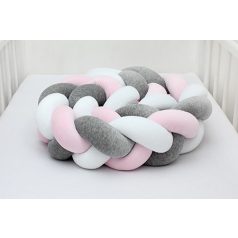 Scamp Fonott rácsvédő 210cm - Fehér/szürke/rózsaszín