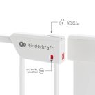 Kinderkraft Safe Snap biztonsági ajtórács 75-82 cm - fehér