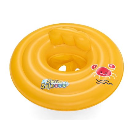 Bestway Swim Safe bébi beleülős sárga úszógumi