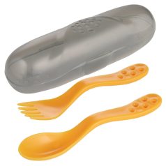 Canpol babies Utazó étkészlet sárga 12 hó+