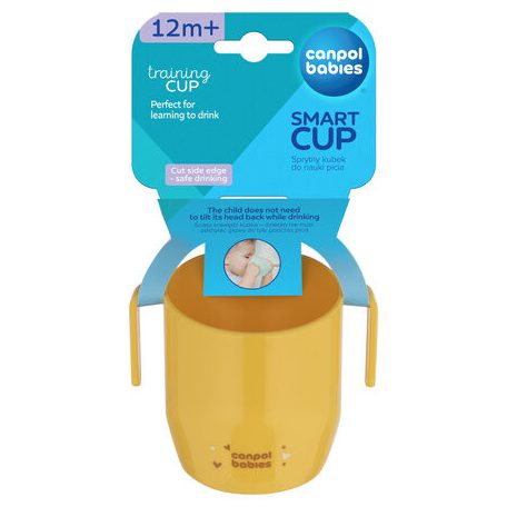 Canpol babies Itatópohár SMART 180 ml 12hó+ sárga