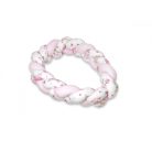 Baby Shop prémium fonott fejvédő kiságyba 220cm - Balerina maci rózsaszín 