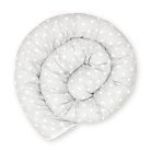 Scamp rácsvédő hengerpárna 300cm - Little Heart White Gray