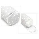Scamp rácsvédő hengerpárna 300cm - Little Heart White Gray