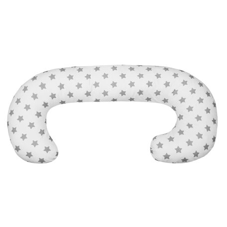 Scamp C alakú párna - Grey White Round Stars