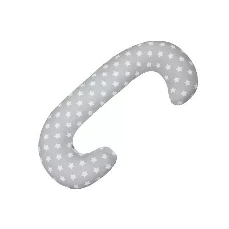 Scamp C alakú párna - Grey White Round Stars