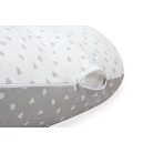 Scamp C alakú párna - Little Heart White Gray
