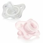 Chicco PhysioForma®  Mini Soft szilikon cumi 0-2 hó, 2 db rózsaszín
