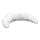 Scamp félhold párna - Little Heart White Gray