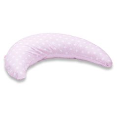 Scamp félhold párna - Rosa Star Dots