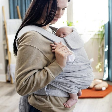 Chicco Boppy ComfyGrow hordozókendő
100% pamut 3,5 kg -15 kg - Light Grey