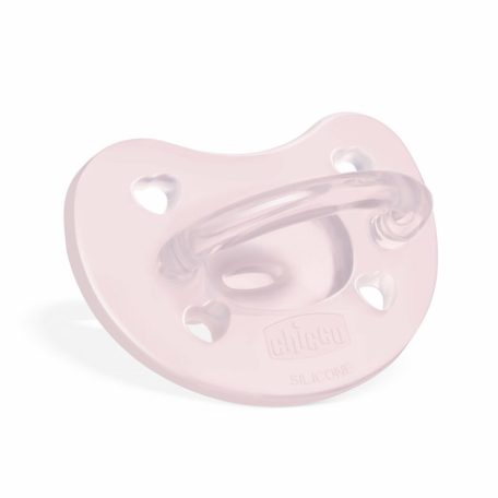 Chicco Physio Soft cumi 0-6hó csupa puha szilikon - rózsaszín 