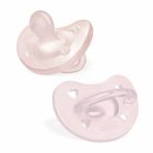 Chicco Physio Soft cumi 0-6hó csupa puha szilikon - rózsaszín 
