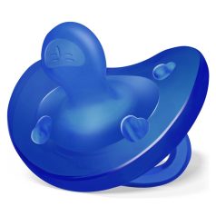 Chicco Physio Soft cumi 16-36 hó puha szilikon - kék