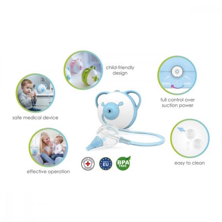 Nosiboo Pro elektromos orrszívó - Blue
