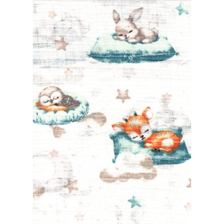Mintás textil pelenka 1db-os - Sweet dreams