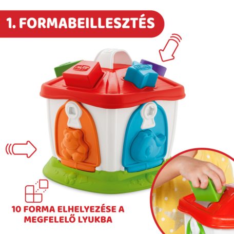 Chichco Smart2Play Házikó kulcsokkal játék 12 hó+