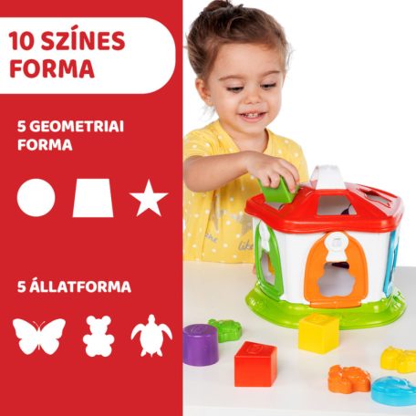 Chichco Smart2Play Házikó kulcsokkal játék 12 hó+
