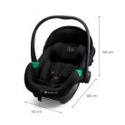 Kinderkraft Mink Pro2 40-87 cm hordozó i-Size (0-13 kg) - Black