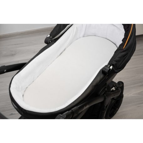 Sensillo szivacs  matrac mózeskosárba 75*35*3 cm - fehér