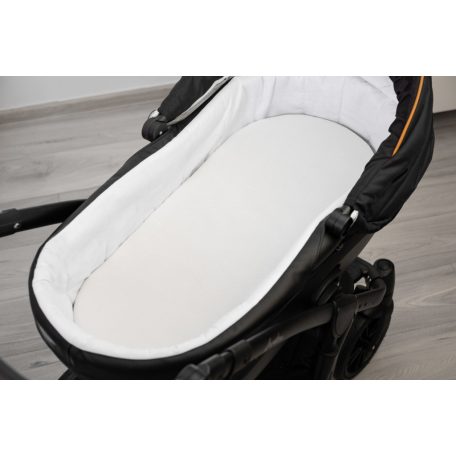 Szivacs  matrac mózeskosárba 75*35cm - szürké